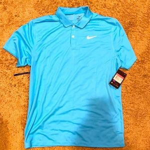 Brand new Nike dri-fit golf shirt. Size large.